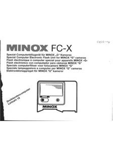 Minox 35 GT-X manual. Camera Instructions.